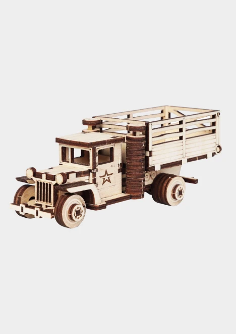 Купить конструктор из дерева (советский грузовик зис 5вб с кузовом) в интернет-магазине ArmRus по выгодной цене. - изображение 1