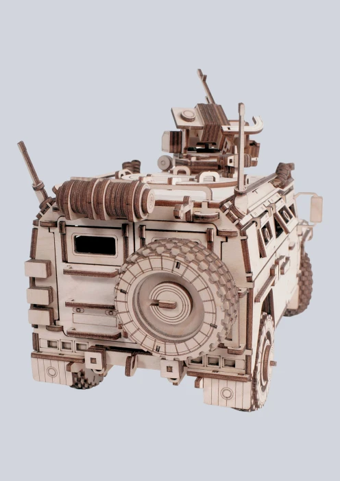Купить игрушка-конструктор из дерева бронеавтомобиль «армия россии» 493 детали в интернет-магазине ArmRus по выгодной цене. - изображение 3