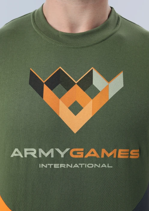 Купить футболка мужская «army games international» хаки в интернет-магазине ArmRus по выгодной цене. - изображение 5