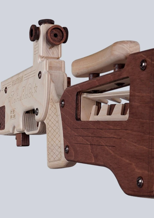 Купить игрушка-конструктор из дерева ружье «biathlon» в интернет-магазине ArmRus по выгодной цене. - изображение 3