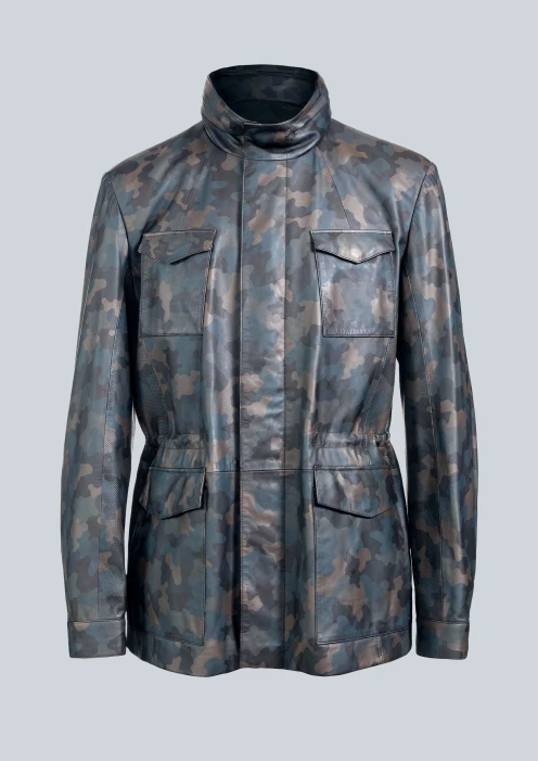 Купить куртка-плащ из натуральной кожи камуфляж в интернет-магазине ArmRus по выгодной цене. - изображение 6