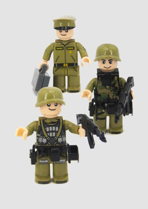 Купить конструктор минифигурка минифигурки трех солдатиков в интернет-магазине ArmRus по выгодной цене. - изображение 2