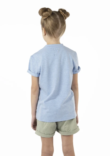 Купить футболка детская «вежливые мишки» голубая в интернет-магазине ArmRus по выгодной цене. - изображение 4
