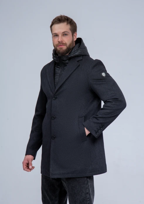 Купить пальто утепленное мужское «армия россии» со съемным капюшоном в интернет-магазине ArmRus по выгодной цене. - изображение 5