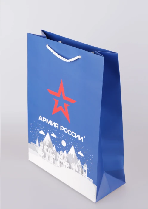 Купить пакет подарочный «новогодний» 300х400х120 в интернет-магазине ArmRus по выгодной цене. - изображение 2