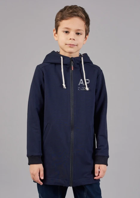 Купить толстовка-куртка детская «армия россии» удлиненная с капюшоном в интернет-магазине ArmRus по выгодной цене. - изображение 1