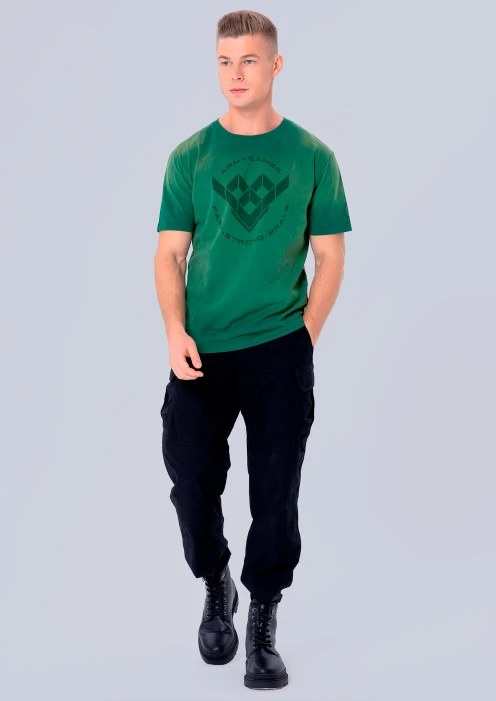 Купить футболка мужская «army games» зеленая в интернет-магазине ArmRus по выгодной цене. - изображение 4