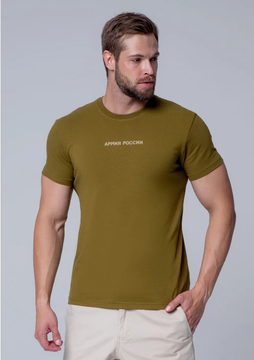 Купить футболка «армия россии» хаки в интернет-магазине ArmRus по выгодной цене. - изображение 3