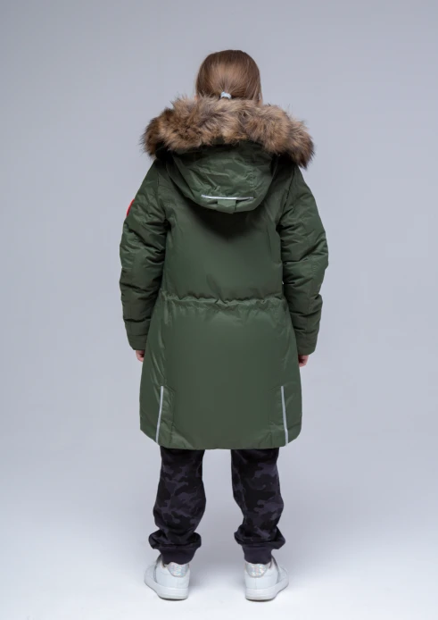 Купить куртка-парка утепленная детская «армия россии» хаки со светоотражающими вставками в интернет-магазине ArmRus по выгодной цене. - изображение 18