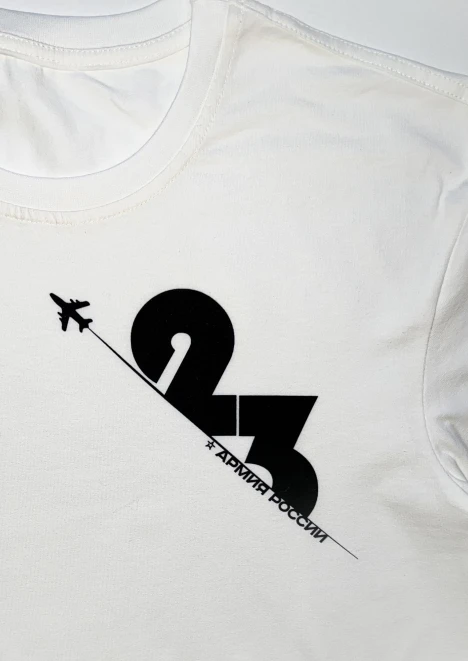 Купить футболка мужская «23» белая в интернет-магазине ArmRus по выгодной цене. - изображение 8