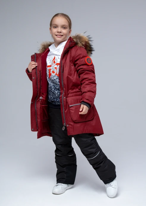 Купить куртка-парка утепленная детская «армия россии» брусничная в интернет-магазине ArmRus по выгодной цене. - изображение 18