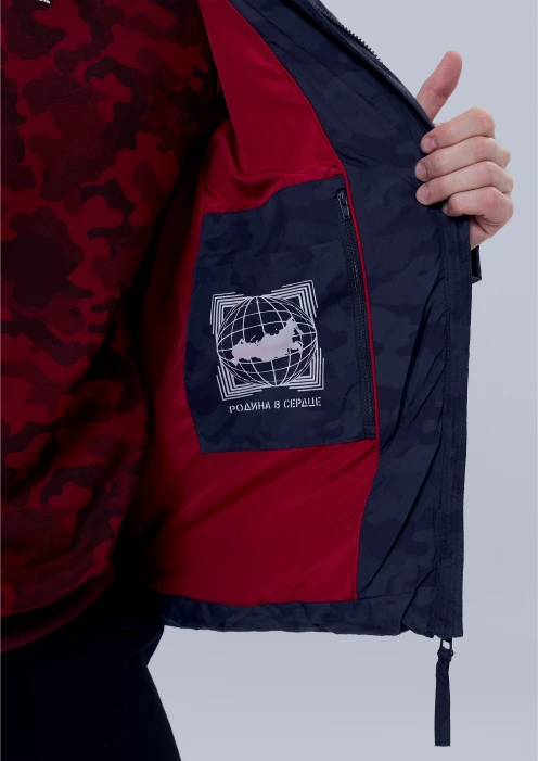 Купить куртка зимняя «родина в сердце» черный камуфляж в интернет-магазине ArmRus по выгодной цене. - изображение 6