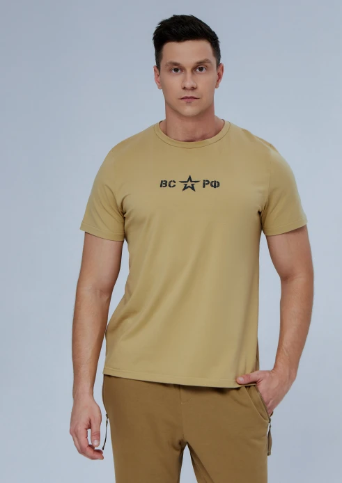 Купить футболка мужская «вс рф» песок в интернет-магазине ArmRus по выгодной цене. - изображение 1