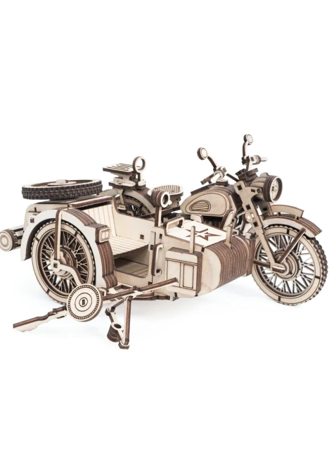 Купить конструктор из дерева армия россии мотоцикл с коляской в интернет-магазине ArmRus по выгодной цене. - изображение 3