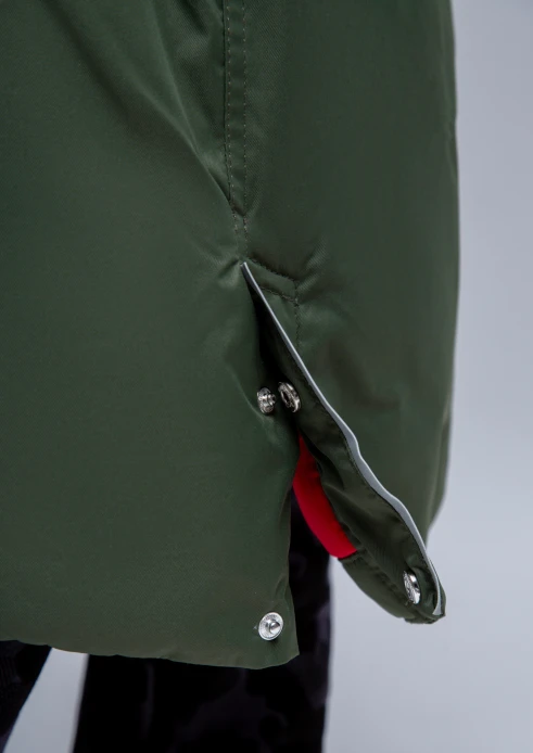 Купить куртка-парка утепленная детская «армия россии» хаки со светоотражающими вставками в интернет-магазине ArmRus по выгодной цене. - изображение 16