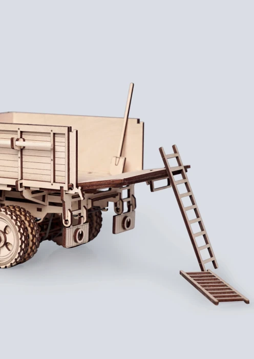 Купить игрушка-конструктор из дерева советский грузовик «полуторка» 217 деталей в интернет-магазине ArmRus по выгодной цене. - изображение 4