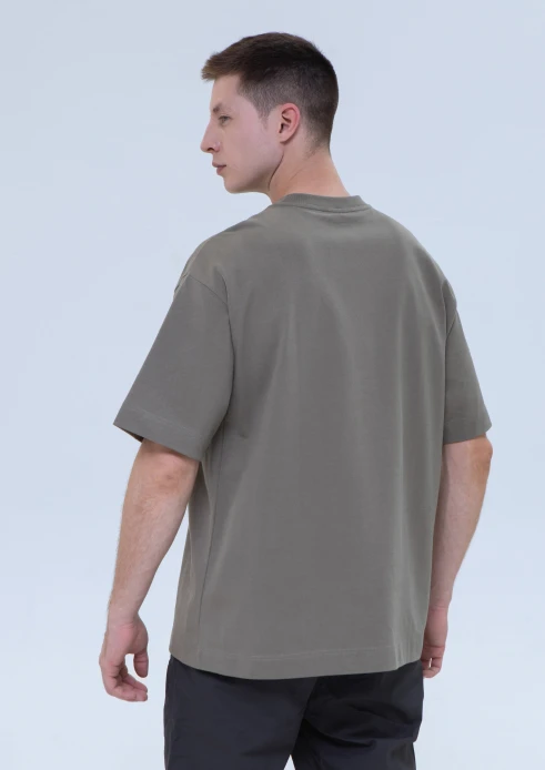 Купить футболка оверсайз мужская «звезда» цемент в интернет-магазине ArmRus по выгодной цене. - изображение 2