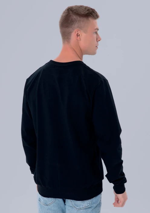 Купить свитшот мужской «вежлив» черный в интернет-магазине ArmRus по выгодной цене. - изображение 2