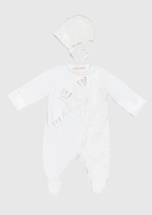Купить комплект детский «звезда» нарядный белый с бабочками в интернет-магазине ArmRus по выгодной цене. - изображение 1