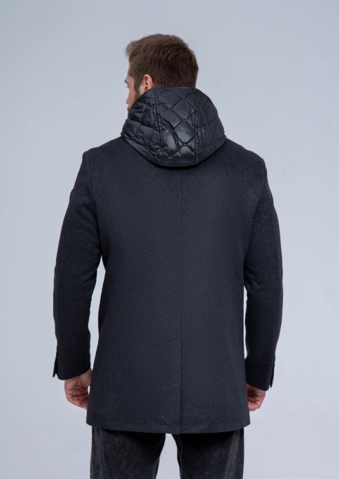 Купить пальто утепленное мужское «армия россии» со съемным капюшоном в интернет-магазине ArmRus по выгодной цене. - изображение 4