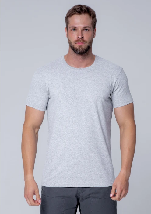 Купить футболка «армия россии» серый меланж (под нанесение) в интернет-магазине ArmRus по выгодной цене. - изображение 1