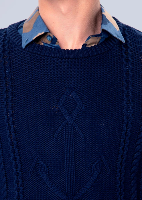 Купить свитер мужской «армия россии» синий в интернет-магазине ArmRus по выгодной цене. - изображение 4