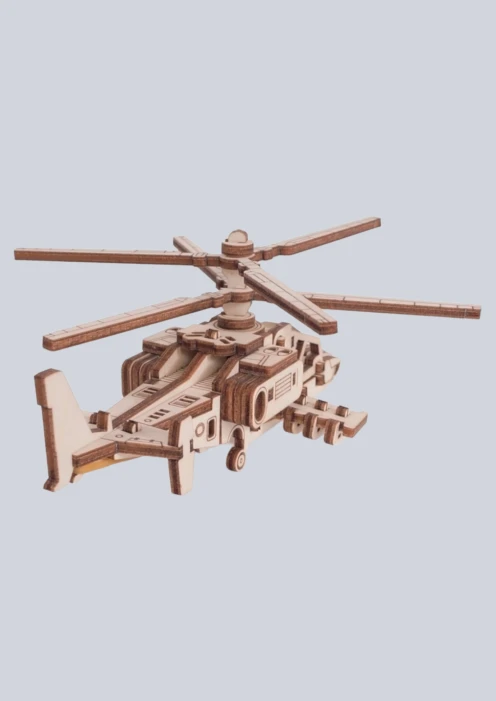 Купить игрушка-конструктор из дерева вертолет армейский «армия россии» 41 деталь в интернет-магазине ArmRus по выгодной цене. - изображение 3