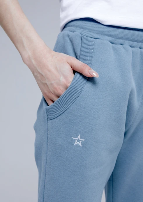 Купить брюки женские «звезда» винтажно-синие в Москве с доставкой по РФ - изображение 4