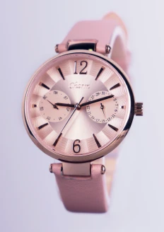 Часы женские «Charm» кварцевые розовые - розовый