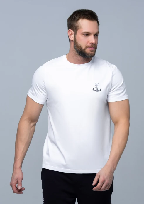 Купить футболка мужская «якорь» белая в интернет-магазине ArmRus по выгодной цене. - изображение 10