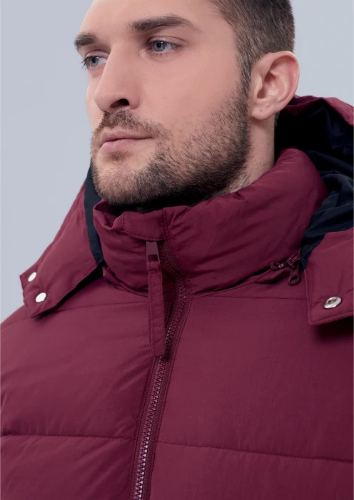 Купить куртка зимняя «родина в сердце» бордовая в интернет-магазине ArmRus по выгодной цене. - изображение 4