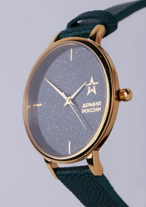 Купить часы женские «армия россии» кварцевые зеленые в интернет-магазине ArmRus по выгодной цене. - изображение 3
