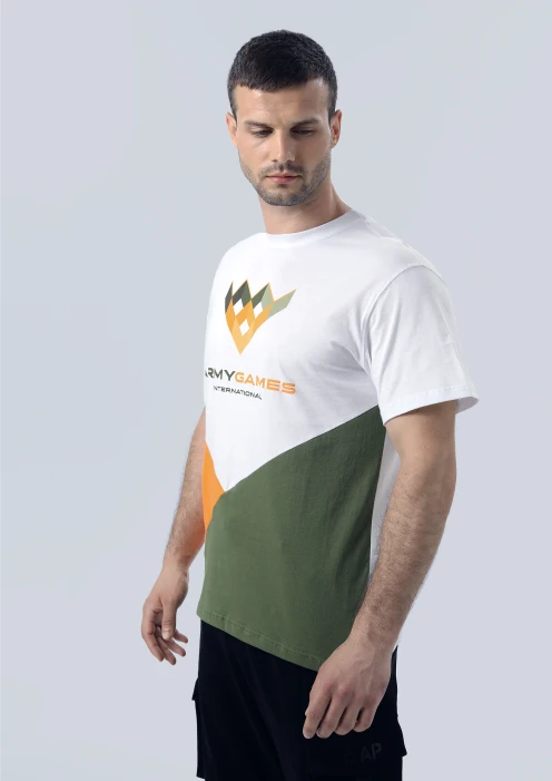Купить футболка мужская «army games international» трехцветная  в интернет-магазине ArmRus по выгодной цене. - изображение 4