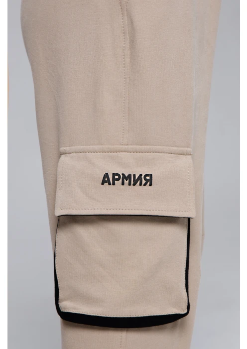 Купить брюки-карго детские объемные «армия» охра в интернет-магазине ArmRus по выгодной цене. - изображение 5