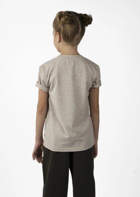 Купить футболка детская «вежливые мишки» темно-бежевая в интернет-магазине ArmRus по выгодной цене. - изображение 7