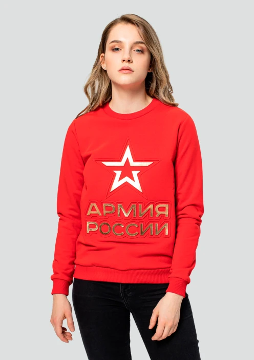 Купить свитшот женский «армия россии. звезда» золотое тиснение в интернет-магазине ArmRus по выгодной цене. - изображение 3