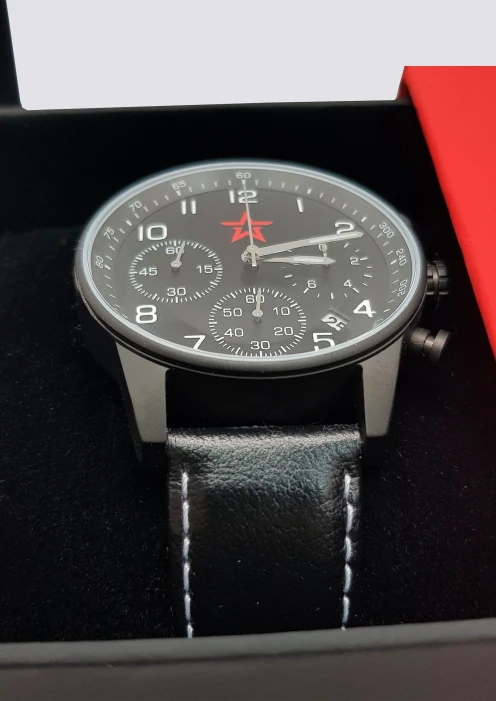 Купить часы наручные армия россии, черный в интернет-магазине ArmRus по выгодной цене. - изображение 3
