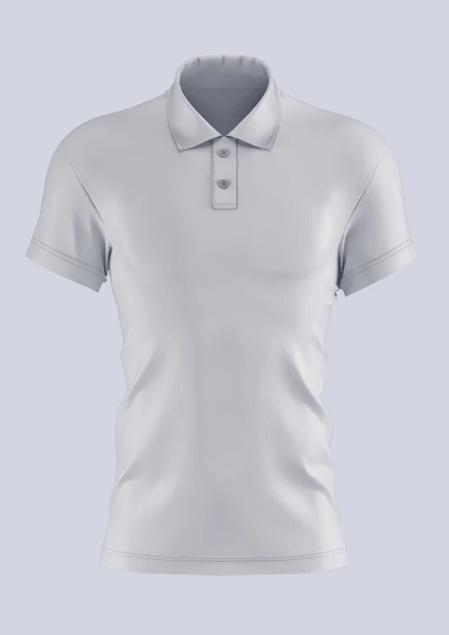 Купить рубашка-поло кулирка базовая белая в интернет-магазине ArmRus по выгодной цене. - изображение 1