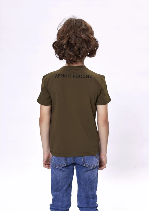 Купить футболка детская звезда и армия рооссии надпись на спине в интернет-магазине ArmRus по выгодной цене. - изображение 2