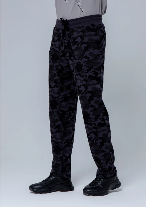 Купить брюки прямого кроя мужские «армия» черный камуфляж в интернет-магазине ArmRus по выгодной цене. - изображение 4