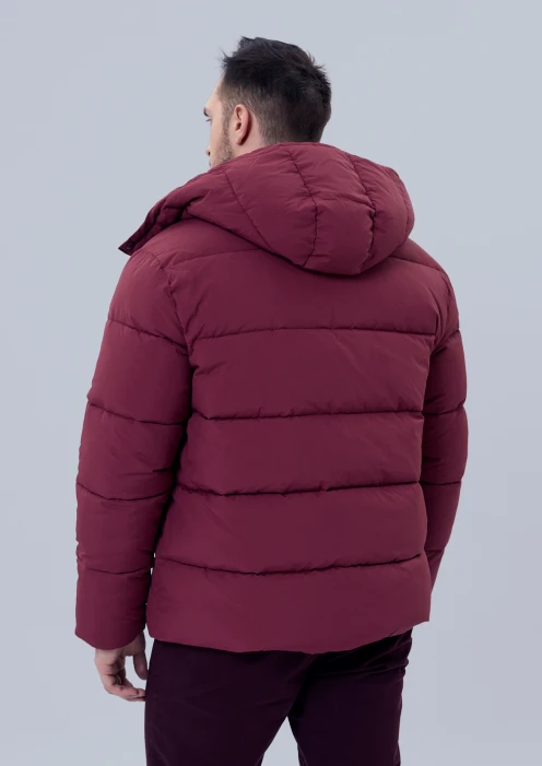 Купить куртка зимняя «родина в сердце» бордовая в интернет-магазине ArmRus по выгодной цене. - изображение 2