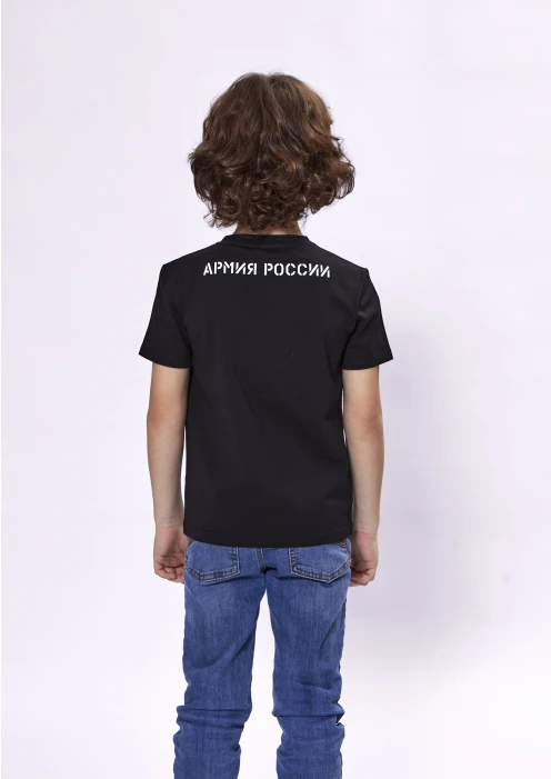 Купить футболка детская звезда и армия рооссии надпись на спине в интернет-магазине ArmRus по выгодной цене. - изображение 2