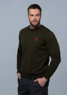 Свитшот мужской «Звезда» хаки: купить в интернет-магазине «Армия России