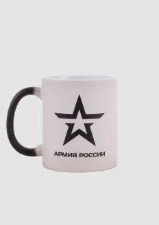 Кружка-хамелеон керамическая «Звезда» 330 мл: купить в интернет-магазине «Армия России