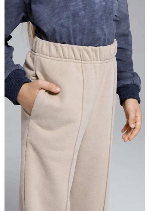 Купить костюм (свитшот + брюки) для девочек «якорь» латте в интернет-магазине ArmRus по выгодной цене. - изображение 16