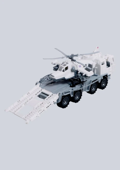 Купить игрушка военный тягач с вертолетом «арктика» серия военная техника армии россии в интернет-магазине ArmRus по выгодной цене. - изображение 2