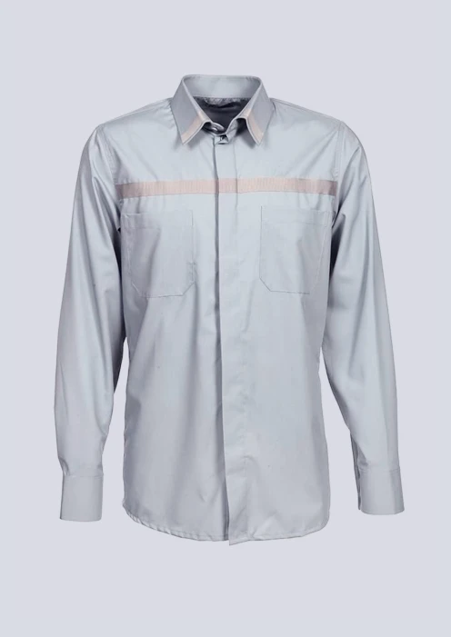 Купить рубашка мужская форменная серая в интернет-магазине ArmRus по выгодной цене. - изображение 1