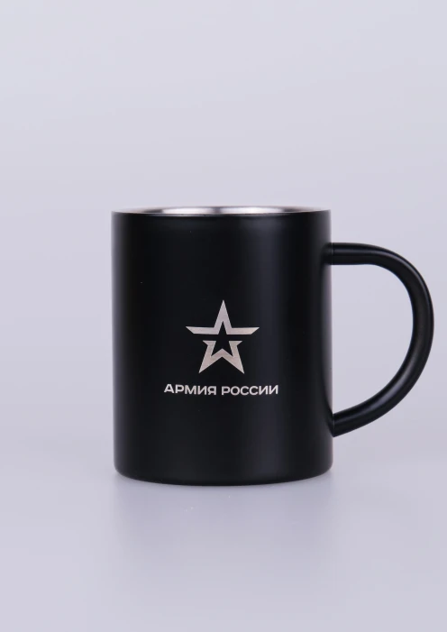 Купить  кружка металлическая «армия россии» 300 мл черный в интернет-магазине ArmRus по выгодной цене. - изображение 2