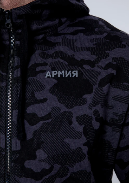 Купить толстовка на молнии «армия» черный камуфляж в интернет-магазине ArmRus по выгодной цене. - изображение 7