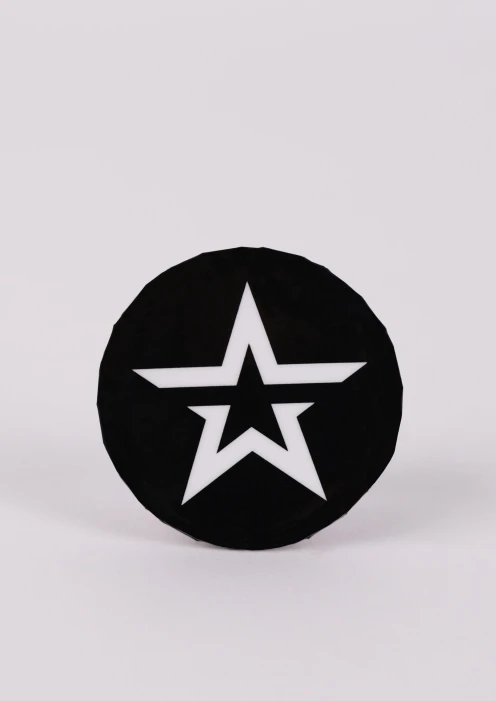 Купить значок закатной «звезда» черный 38 мм в интернет-магазине ArmRus по выгодной цене. - изображение 1
